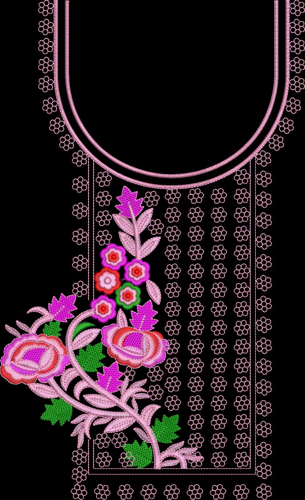 fancy kurti neck
