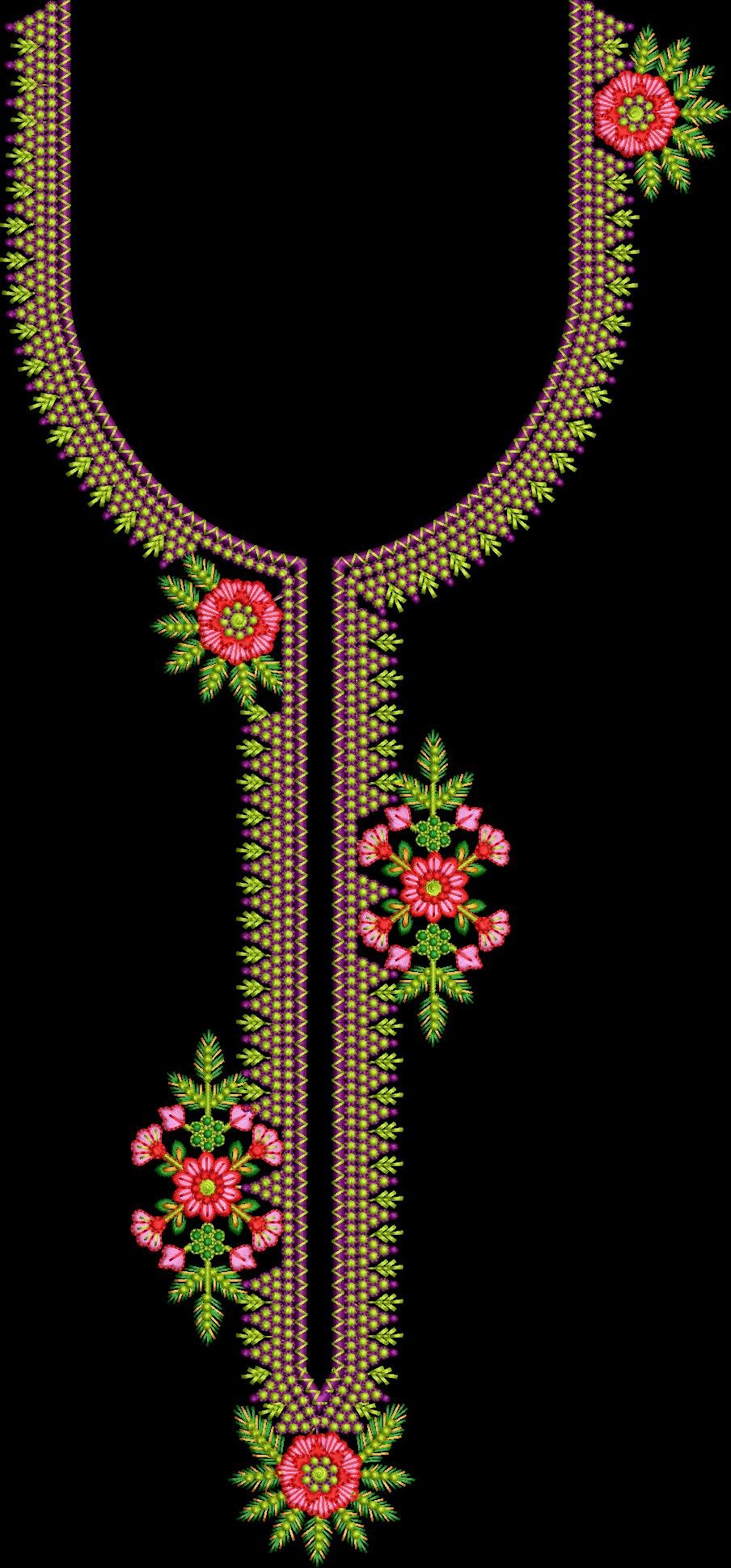 fancy kurti neck