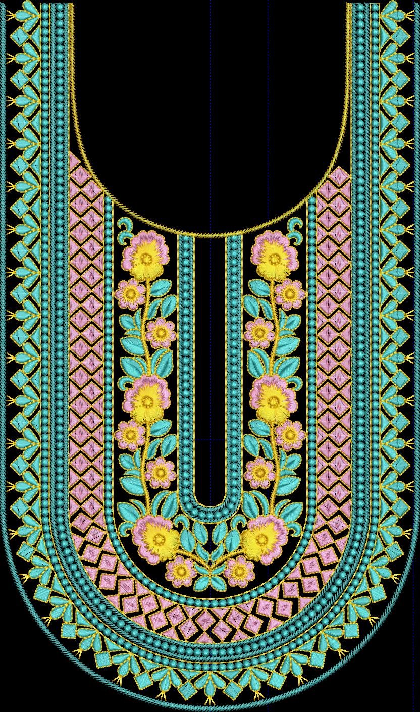 fancy kurti neck