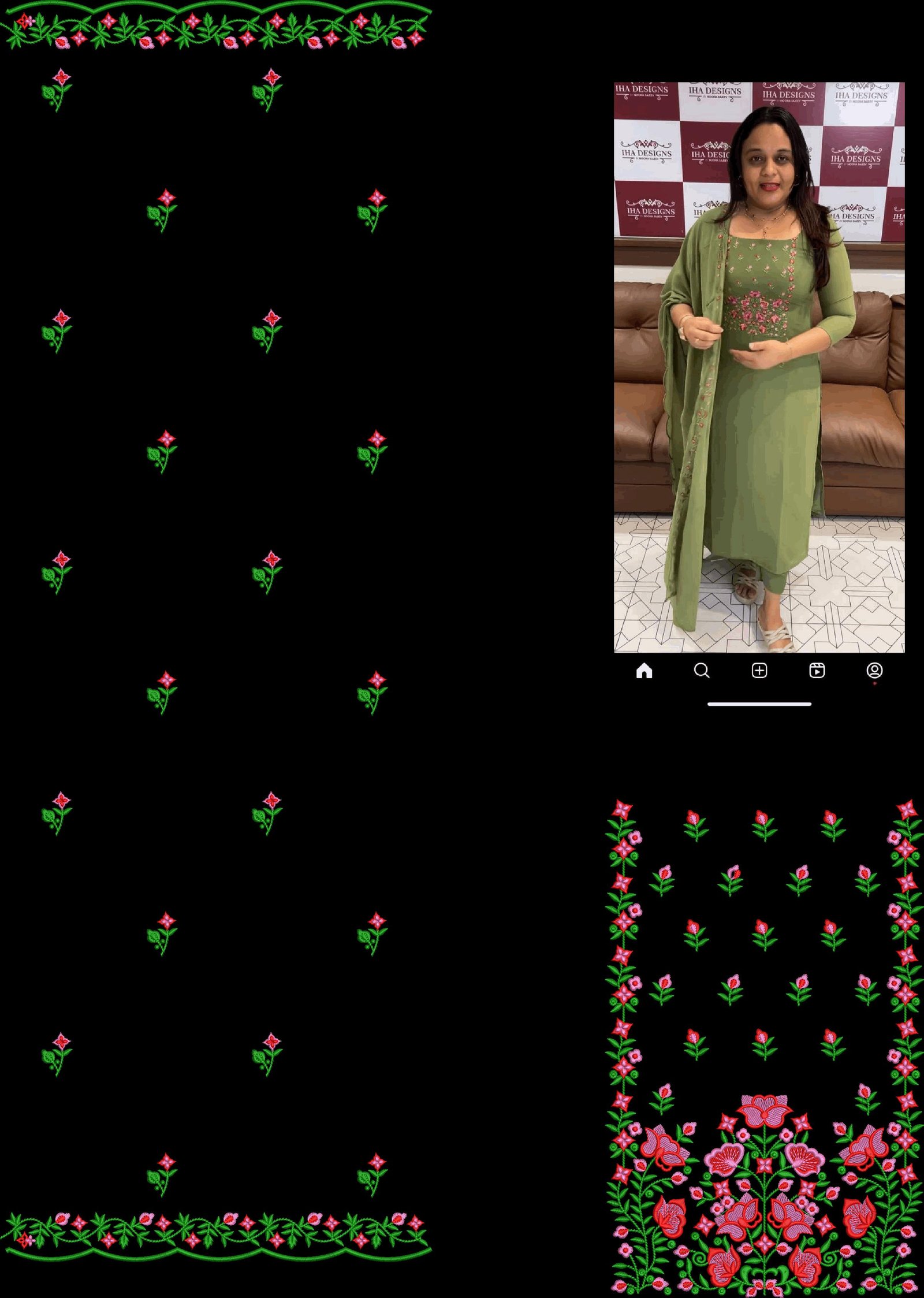 fancy top & dupatta