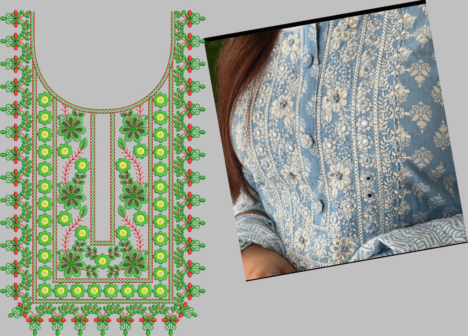 FANCY KURTI NECK