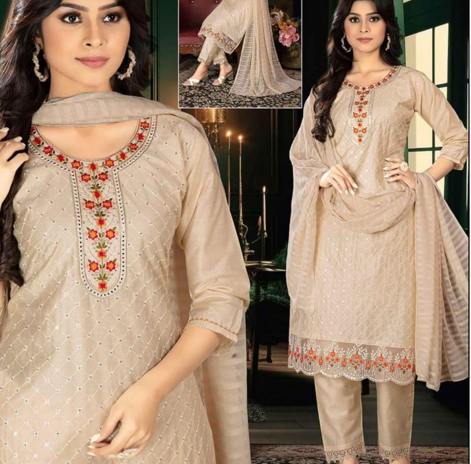 FANCY KURTI NECK PATTI DAMAN