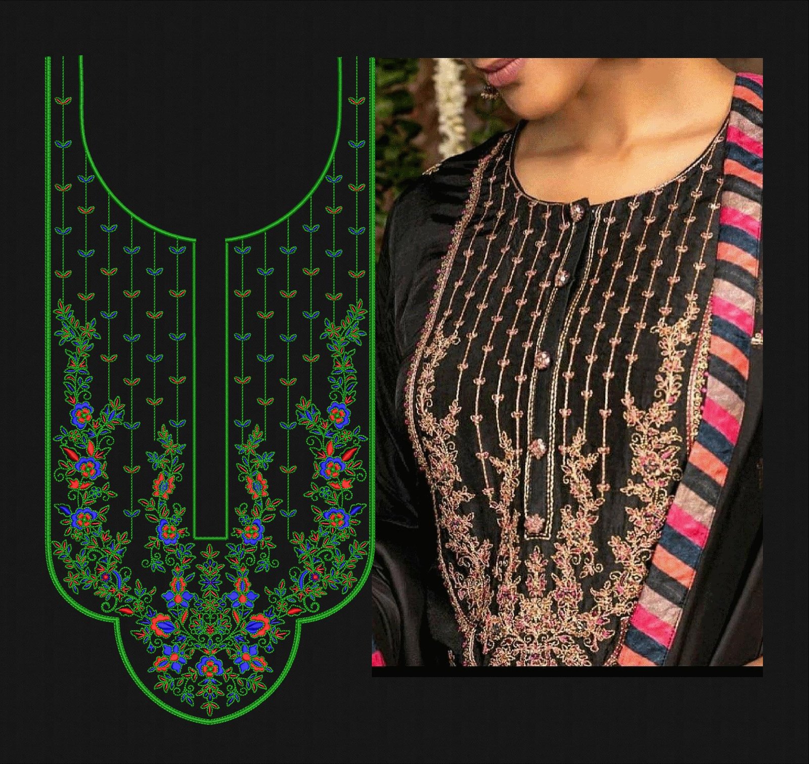 FANCY KURTI NECK