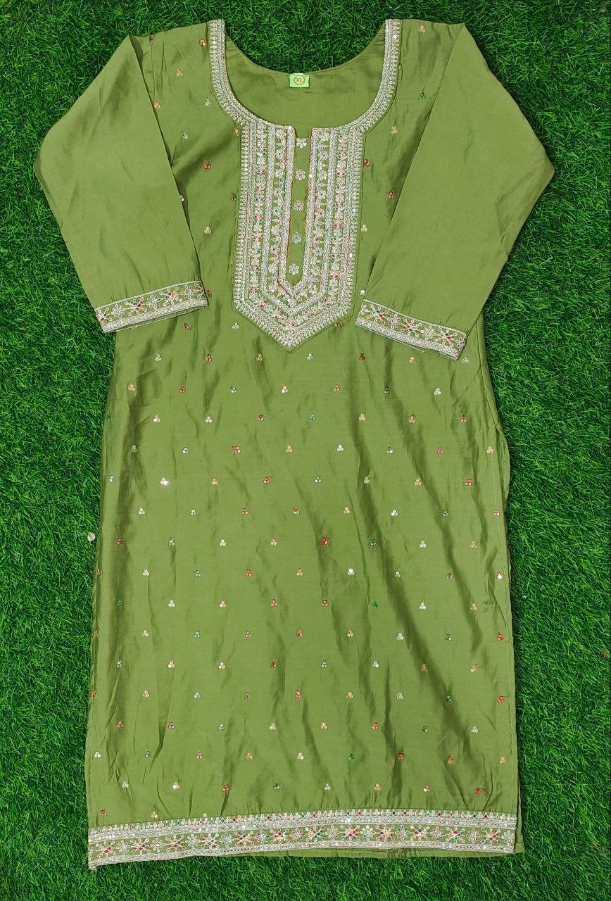 FANCY KURTI NECK PATTI DAMAN