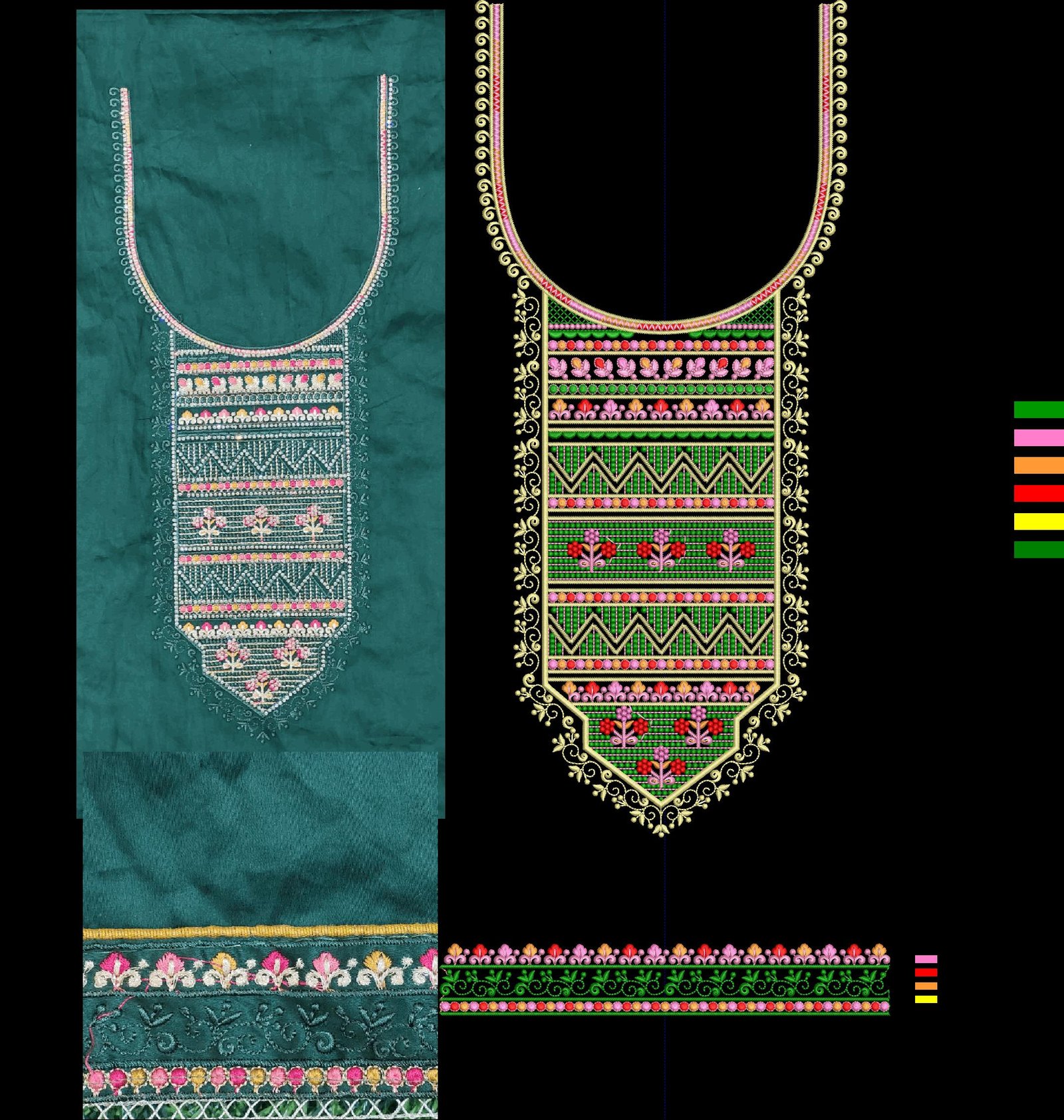 fancy top & daman