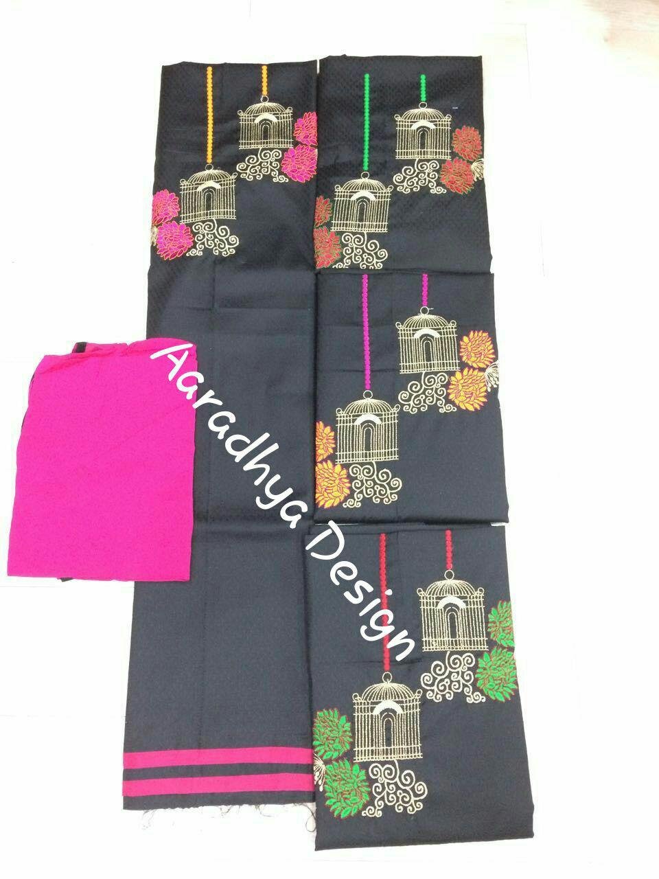 Neck Top Duppata Design