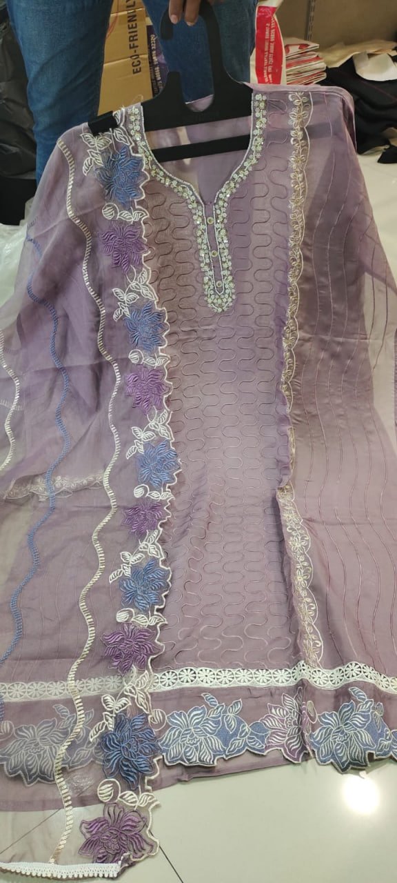FANCY KURTI NECK PATTI DAMAN