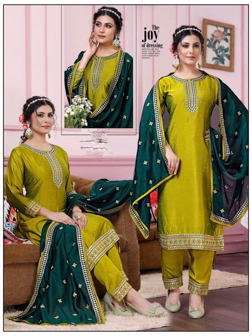 FANCY KURTI NECK PATTI DAMAN