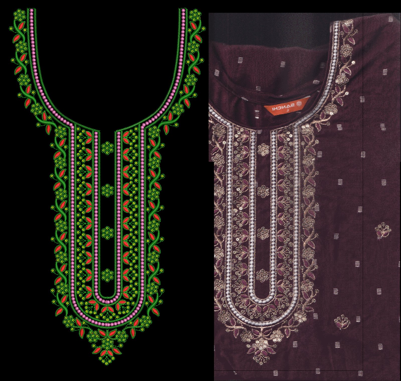 FANCY KURTI NECK