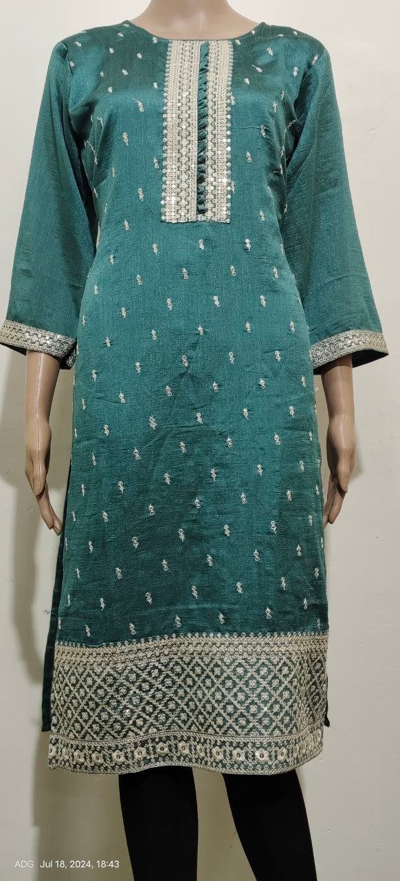 FANCY KURTI NECK PATTI DAMAN