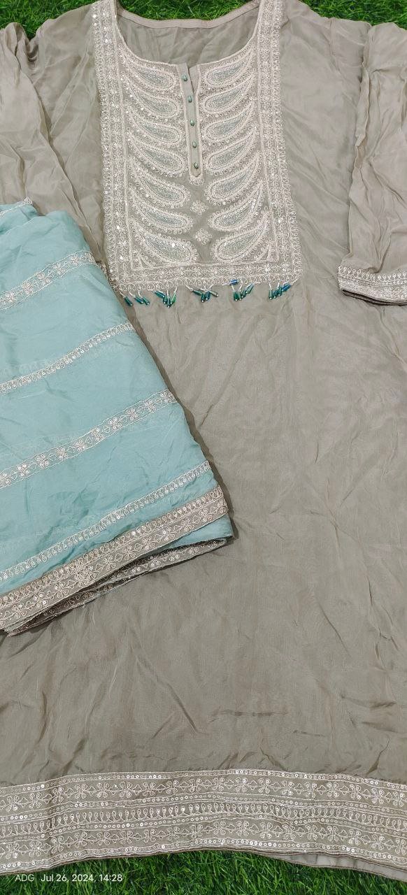 fancy top & dupatta