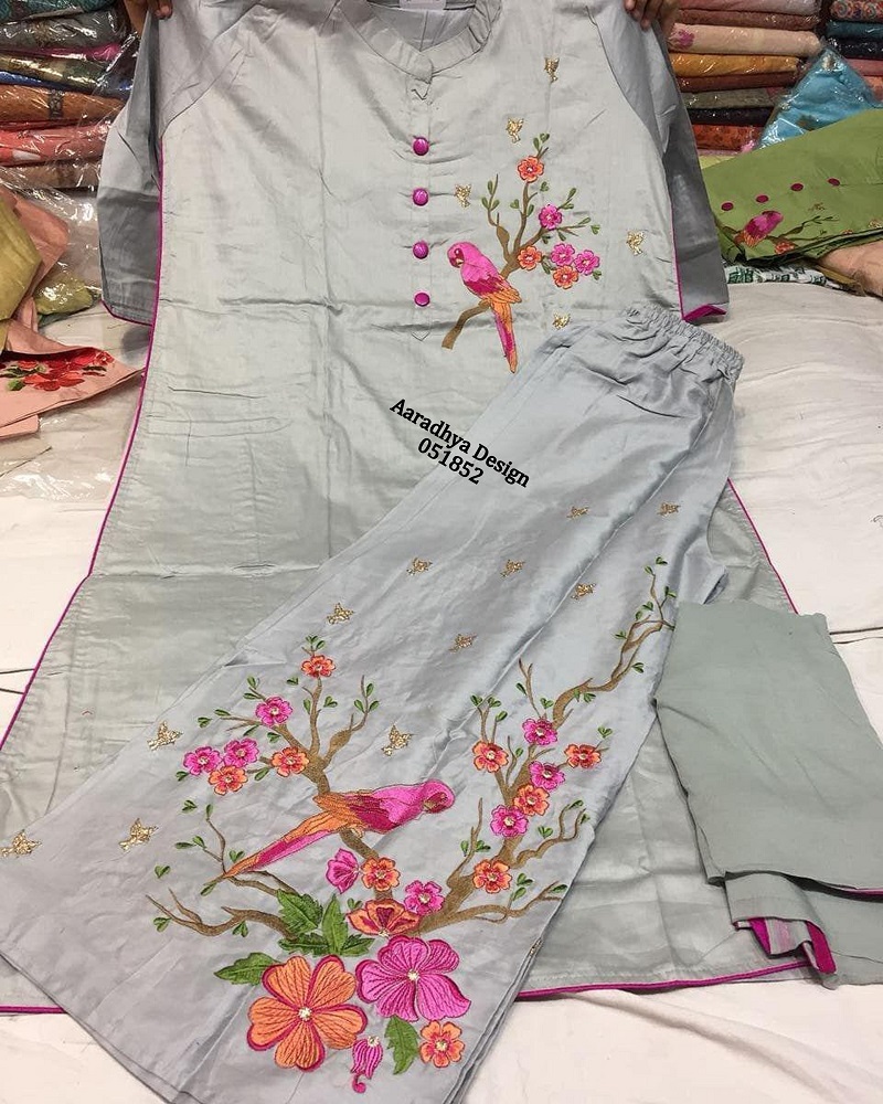 Daman & Single Head top & Duppata