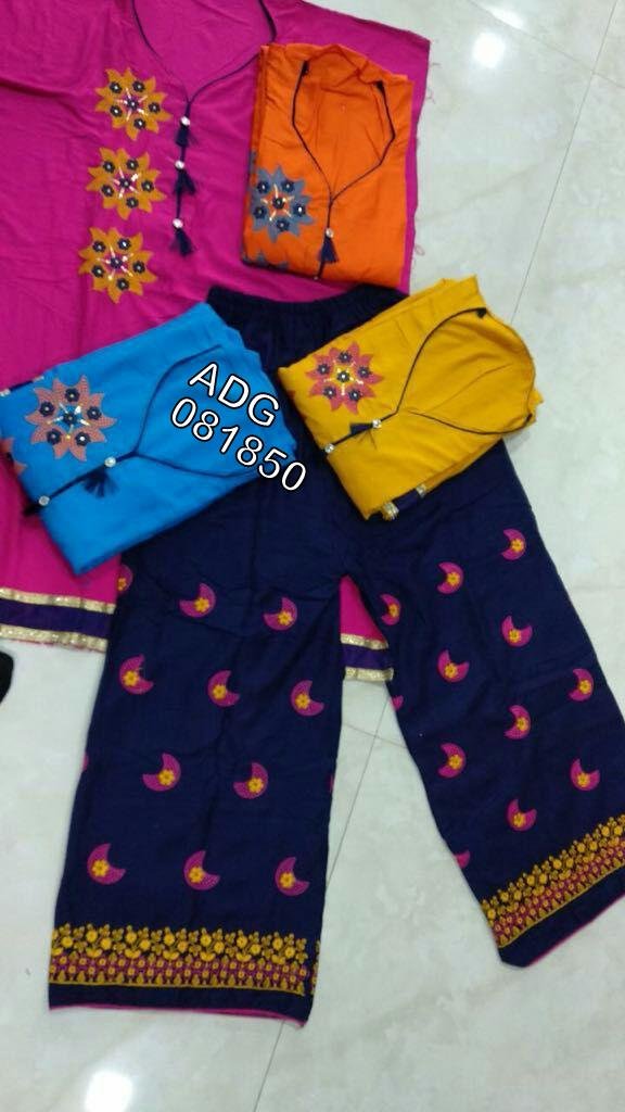 Daman & Single Head top & Duppata