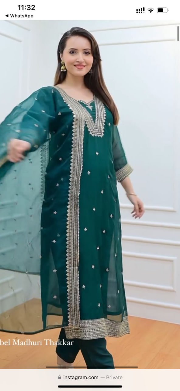 fancy top  & DUPATTA
