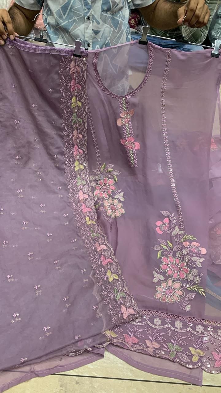 daman  & single head top dupatta