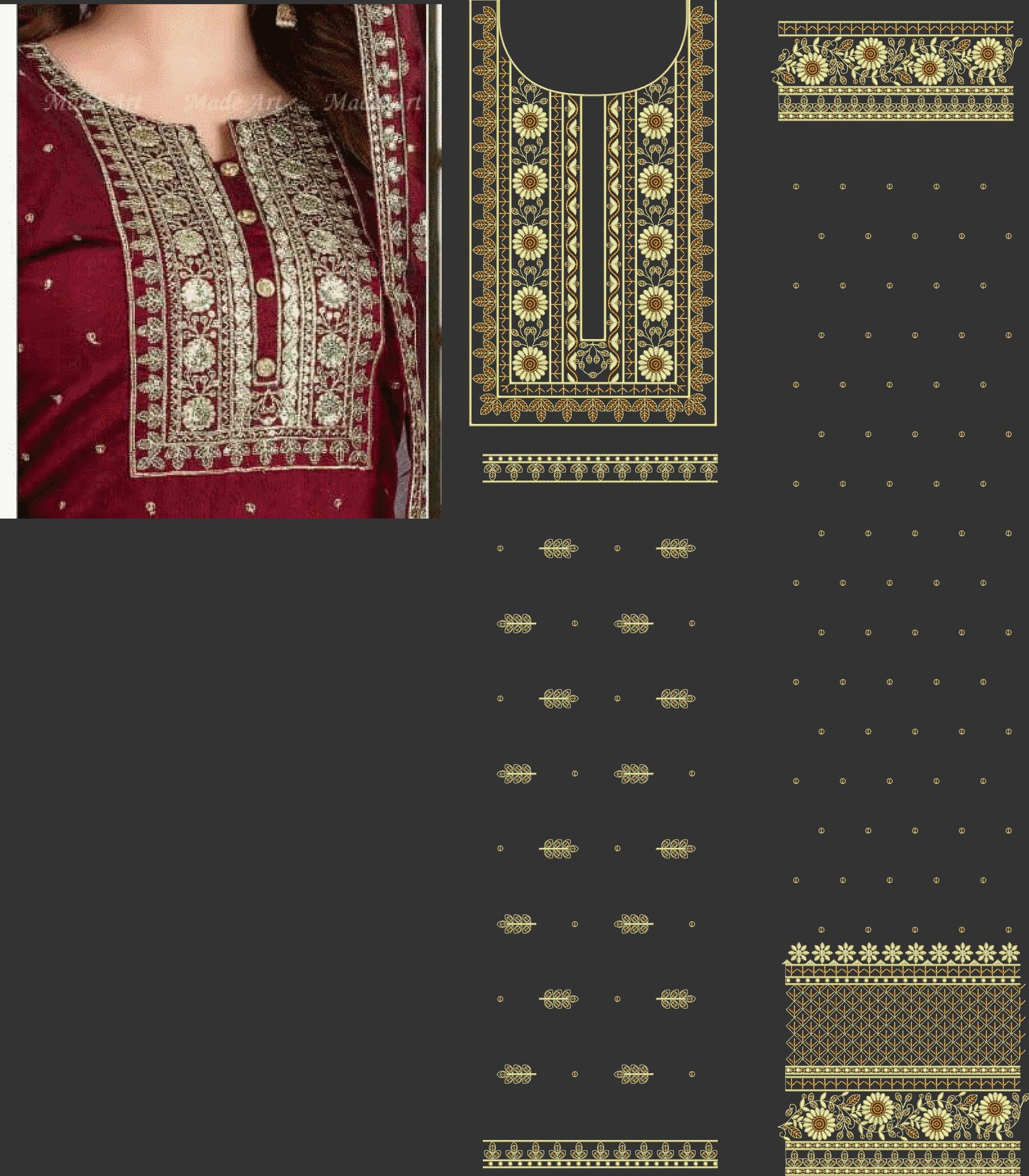 fancy top  & DUPATTA