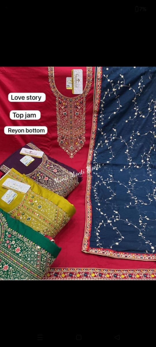 fancy top  & DUPATTA