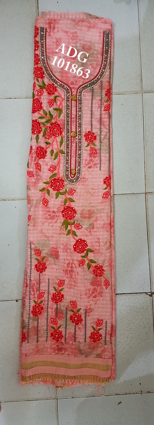Daman & Single Head top & Duppata