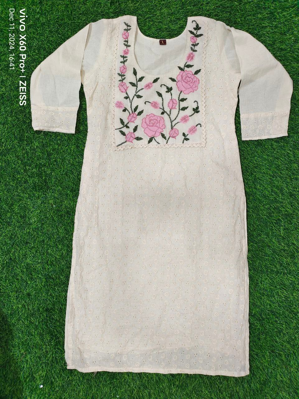 FANCY KURTI  NECK