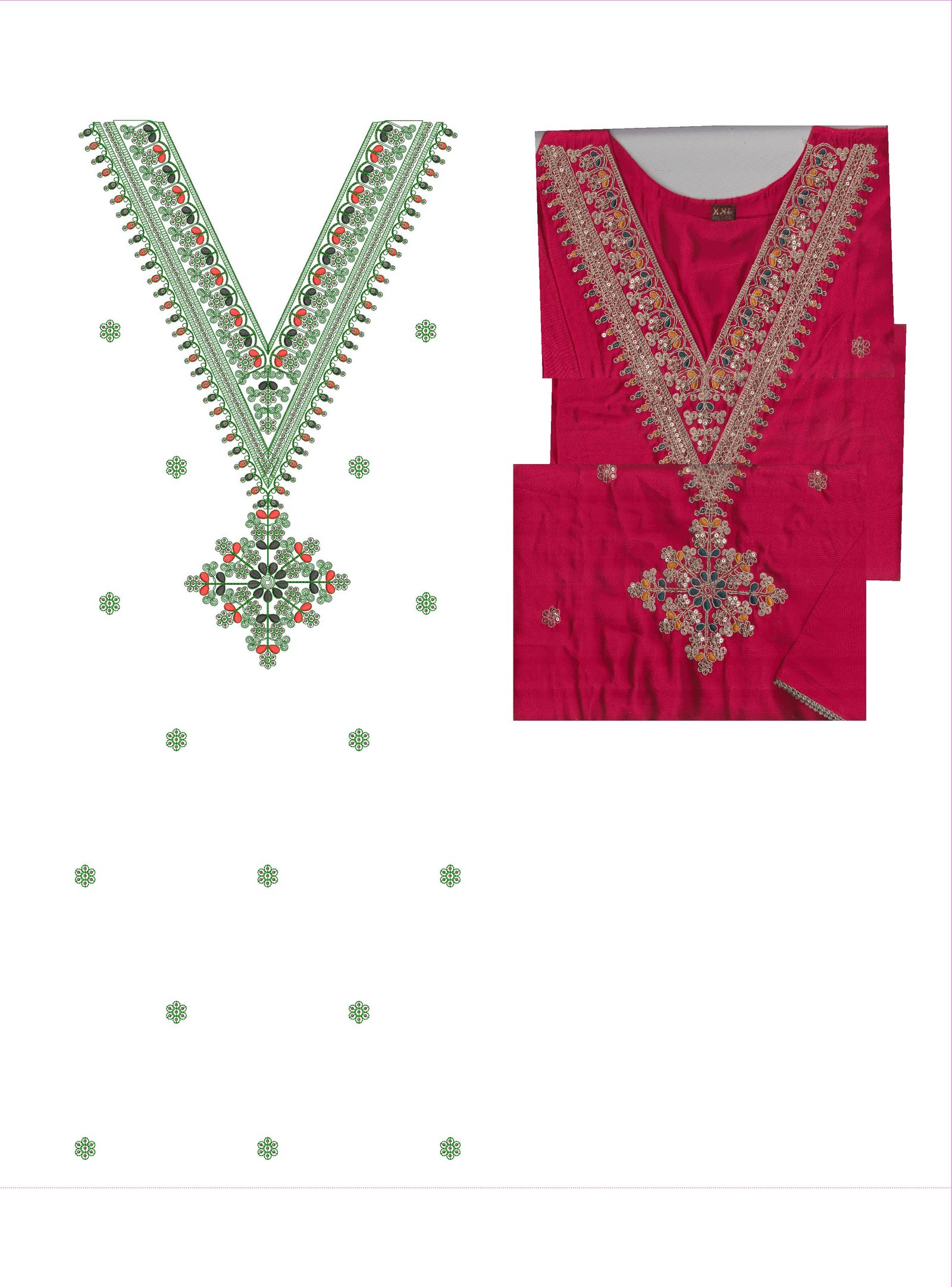 FANCY KURTI  NECK
