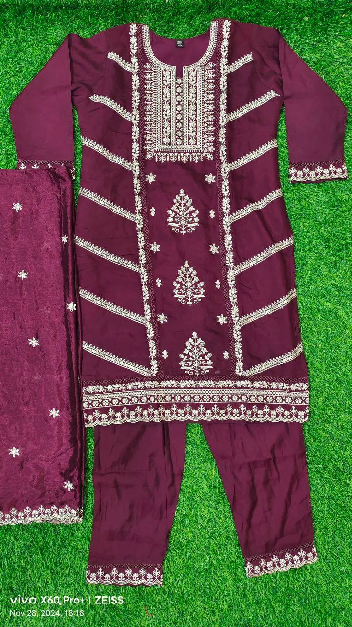 DAMAN & SINGLE HEAD TOP  &  DUPATTA