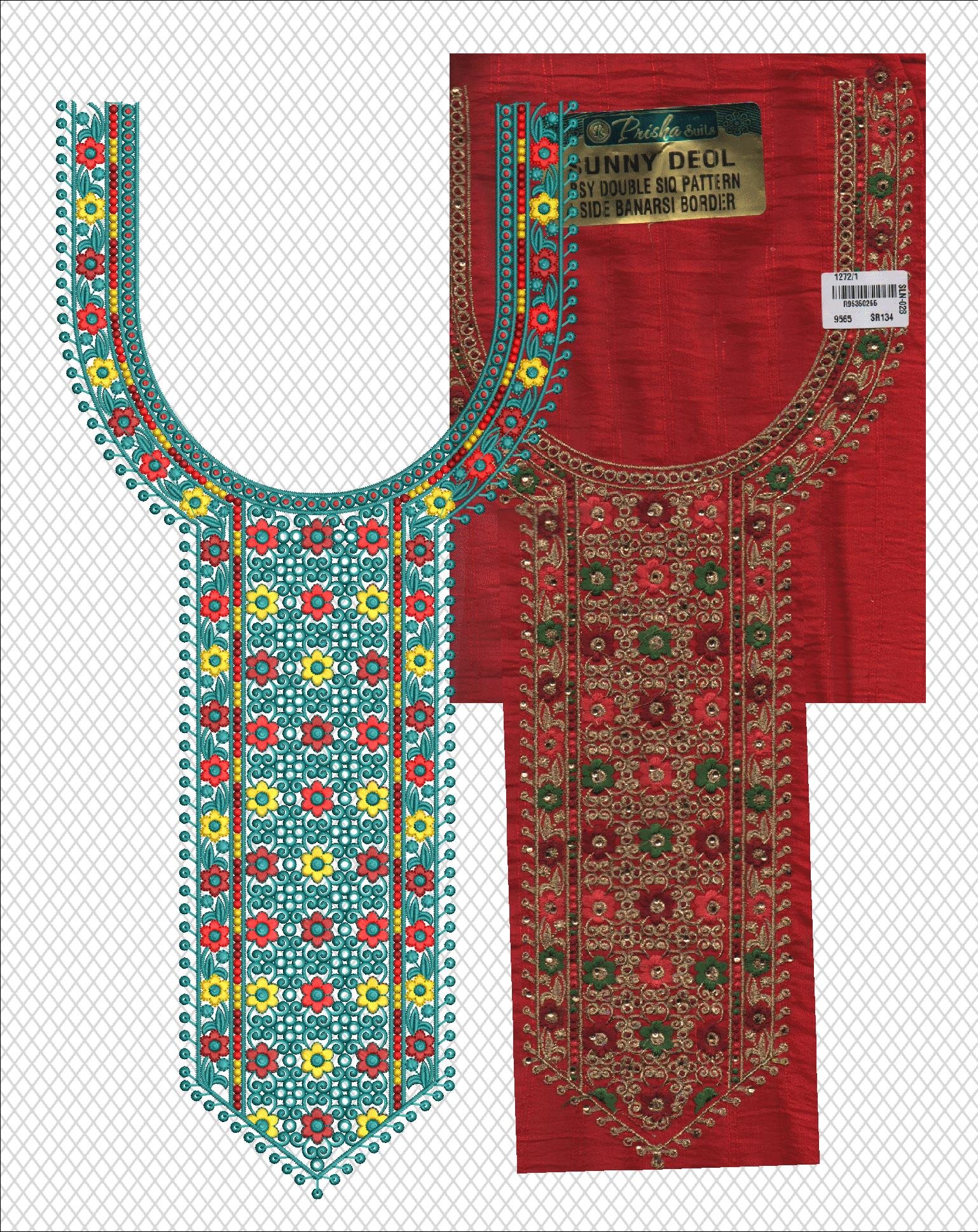 FANCY KURTI  NECK