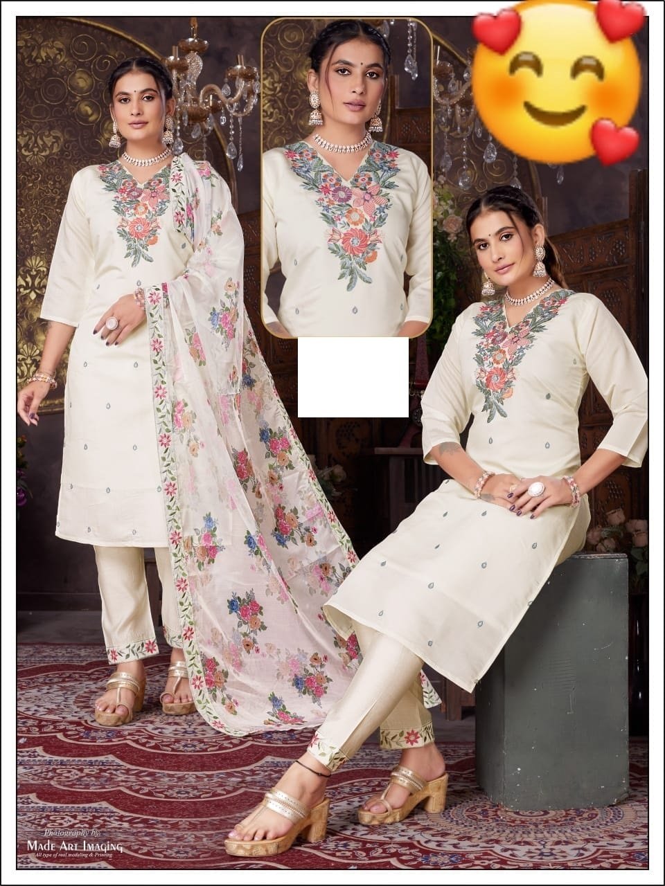 fancy top & dupatta