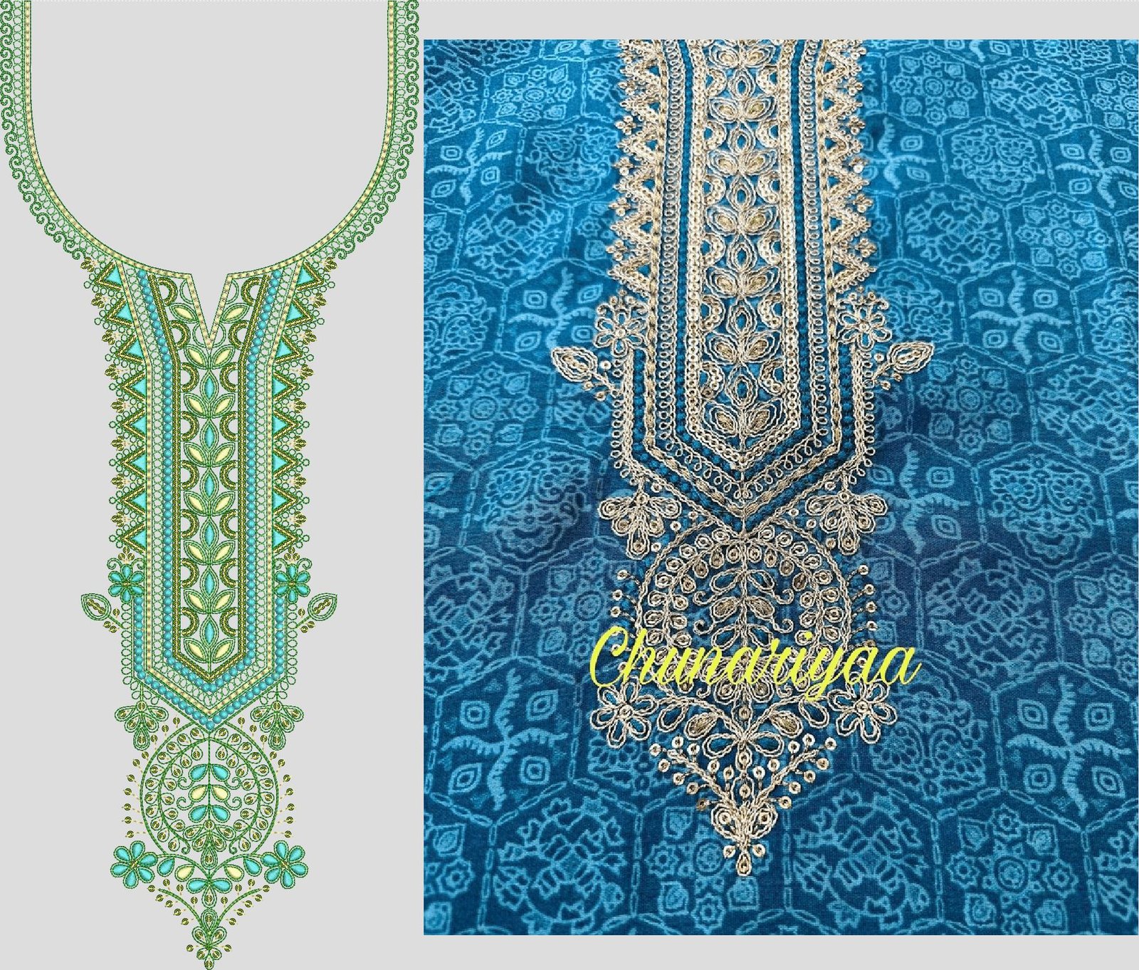 FANCY KURTI  NECK