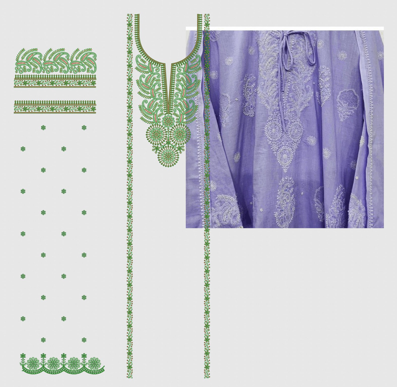 fancy top & dupatta