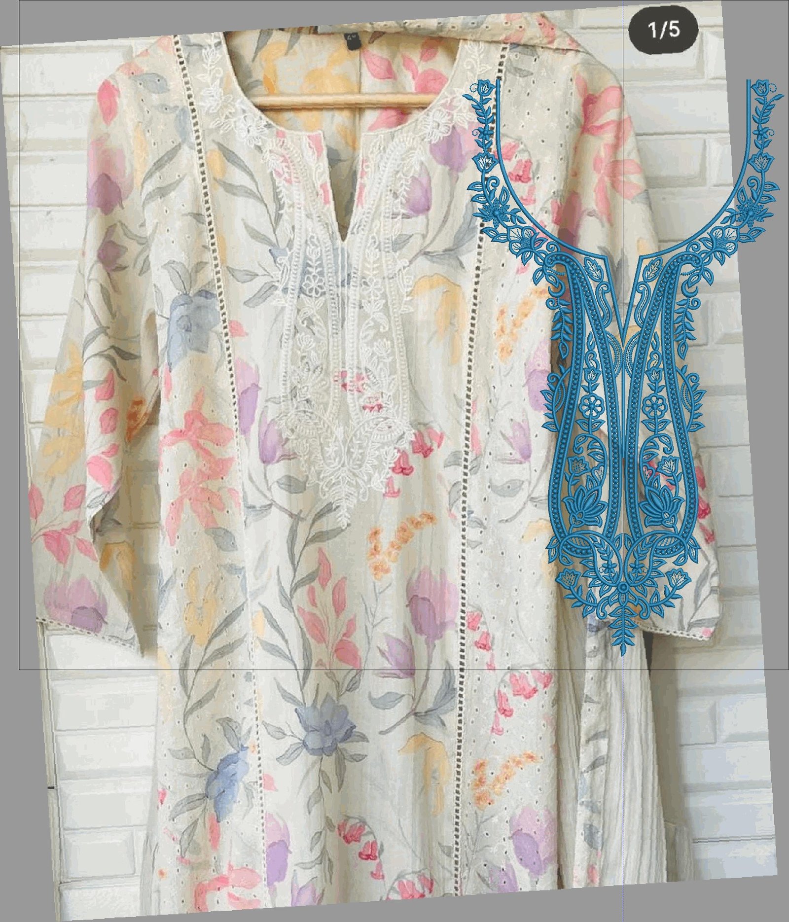 FANCY KURTI  NECK