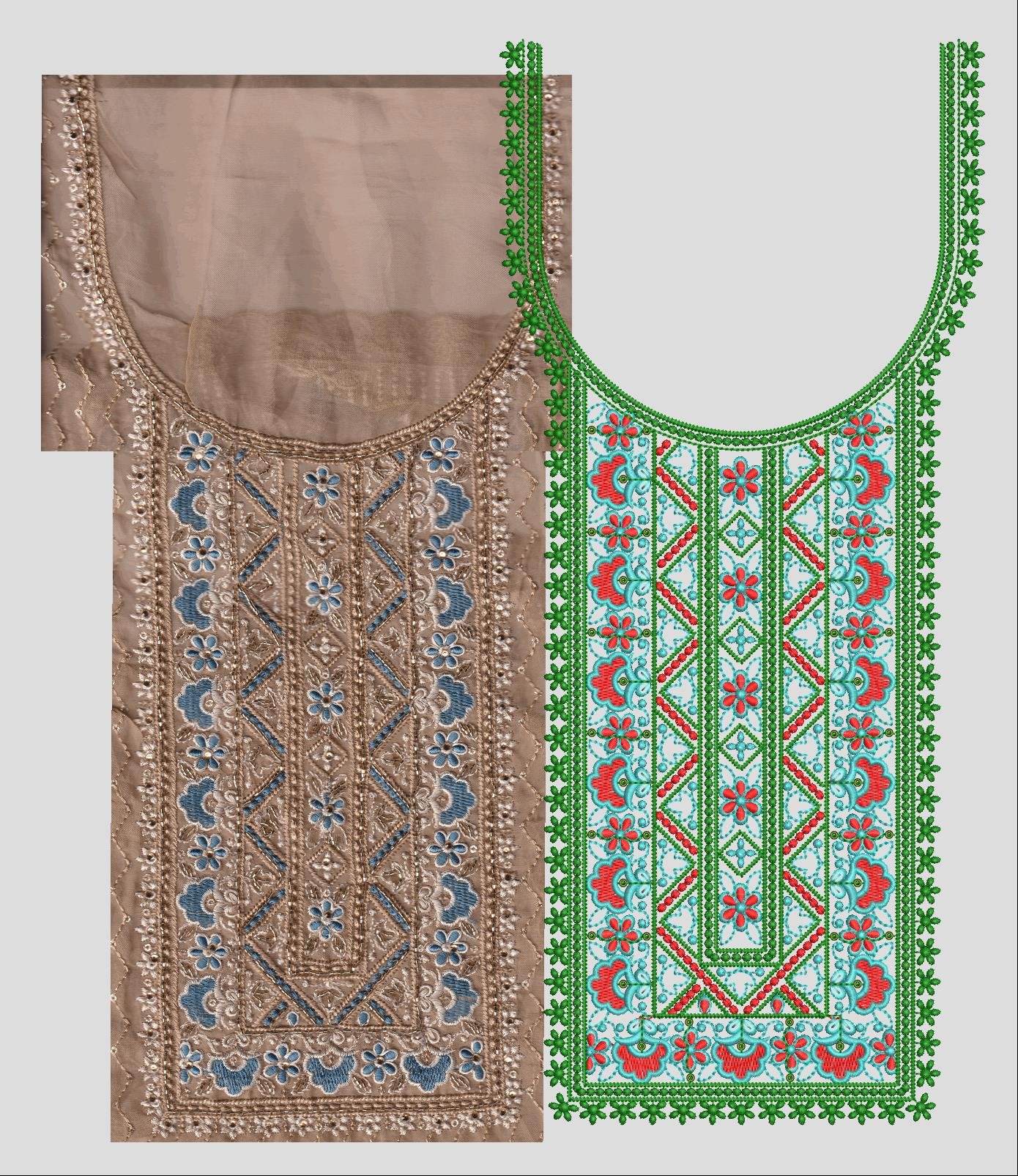 FANCY KURTI  NECK