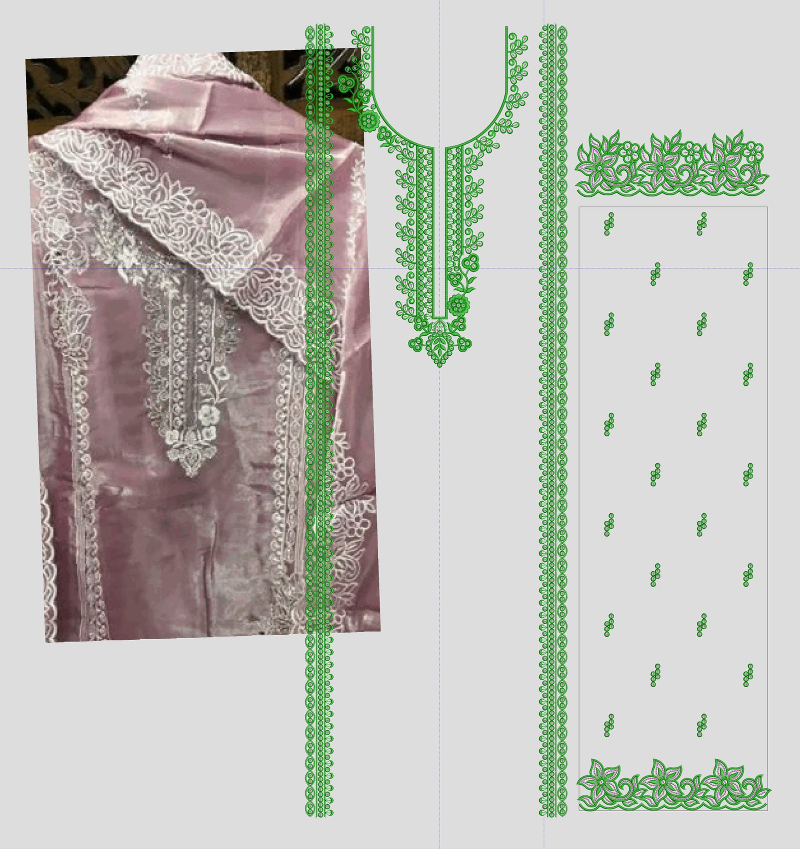 fancy top & dupatta