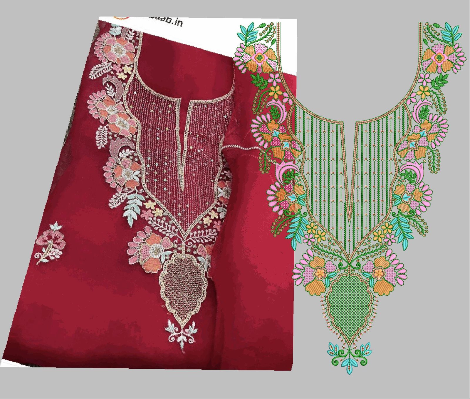 FANCY KURTI  NECK