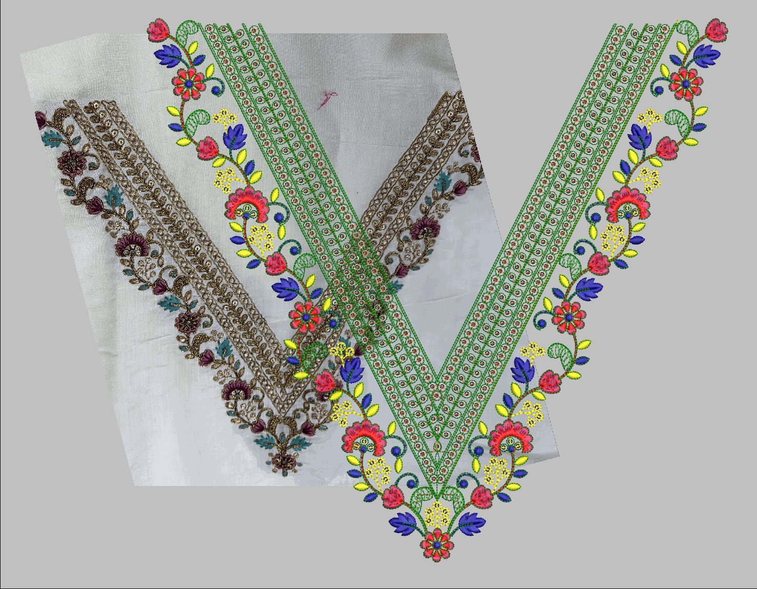 FANCY KURTI  NECK