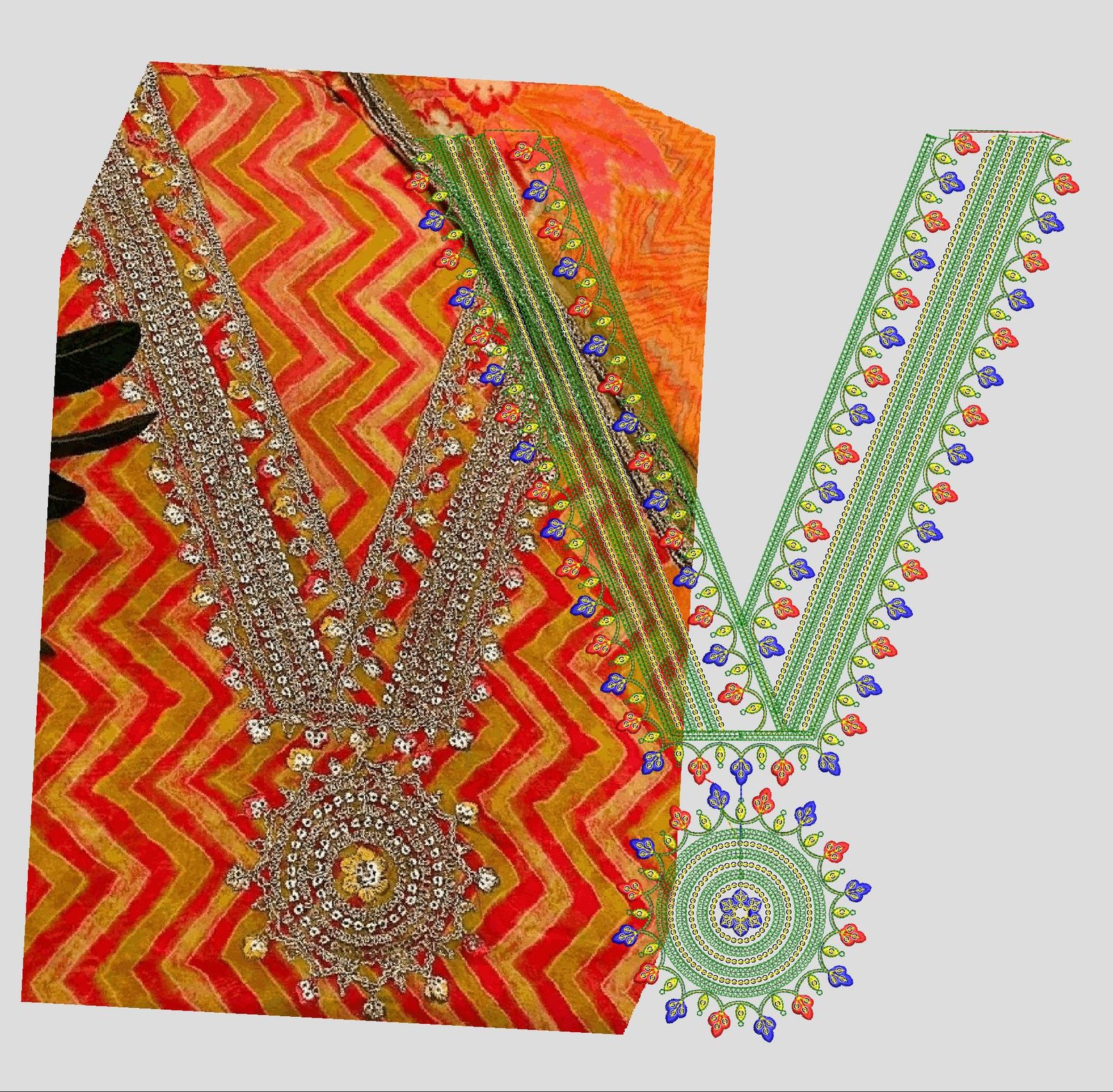 FANCY KURTI  NECK