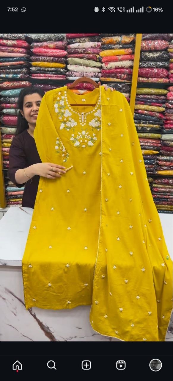 fancy top & dupatta