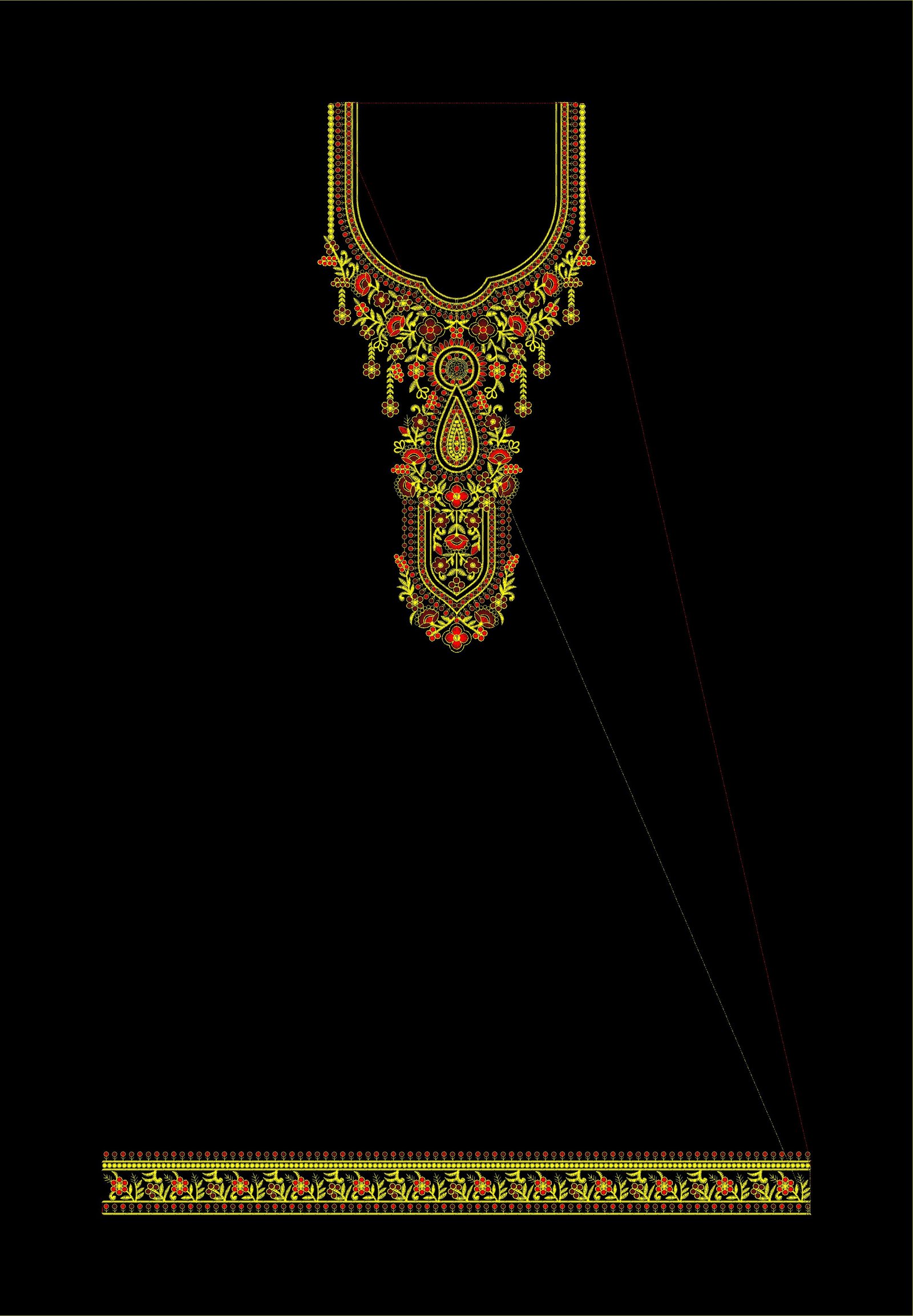 FANCY KURTI NECK