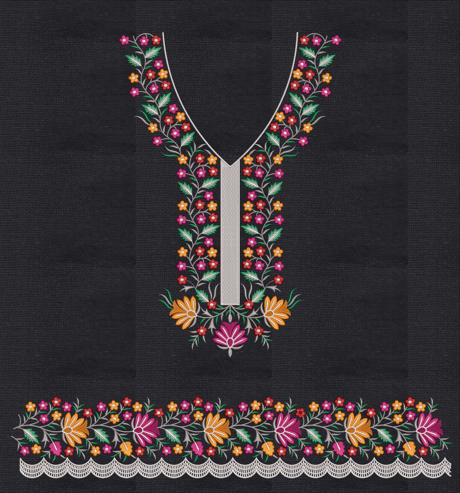 FANCY KURTI  NECK