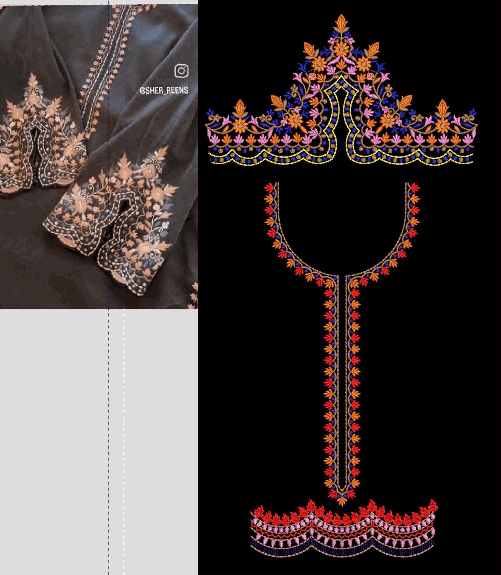 FANCY KURTI  NECK