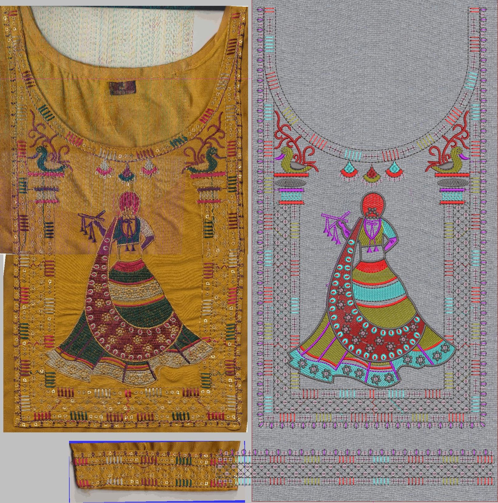 FANCY KURTI  NECK
