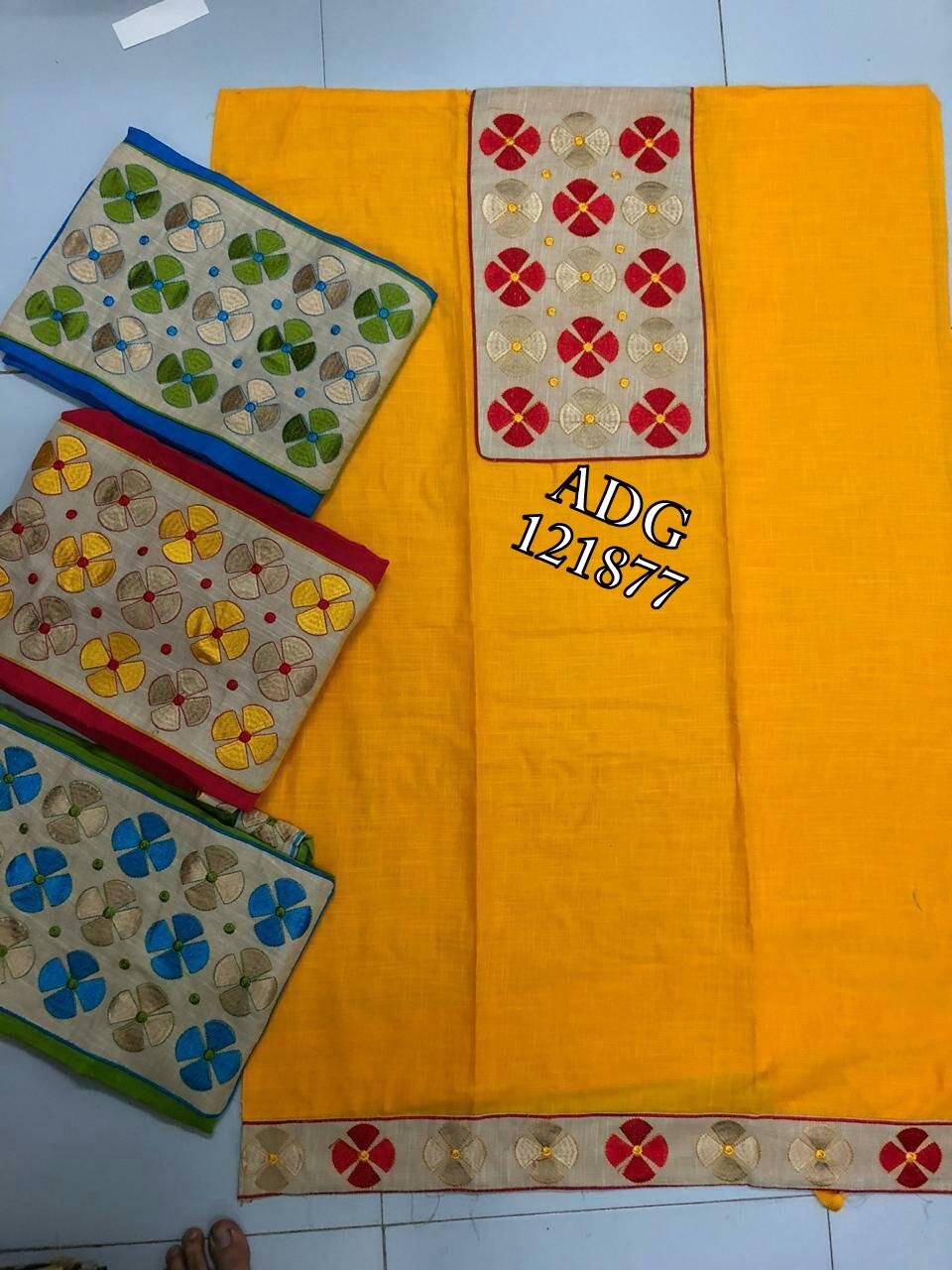 Daman & Single Head top & Duppata