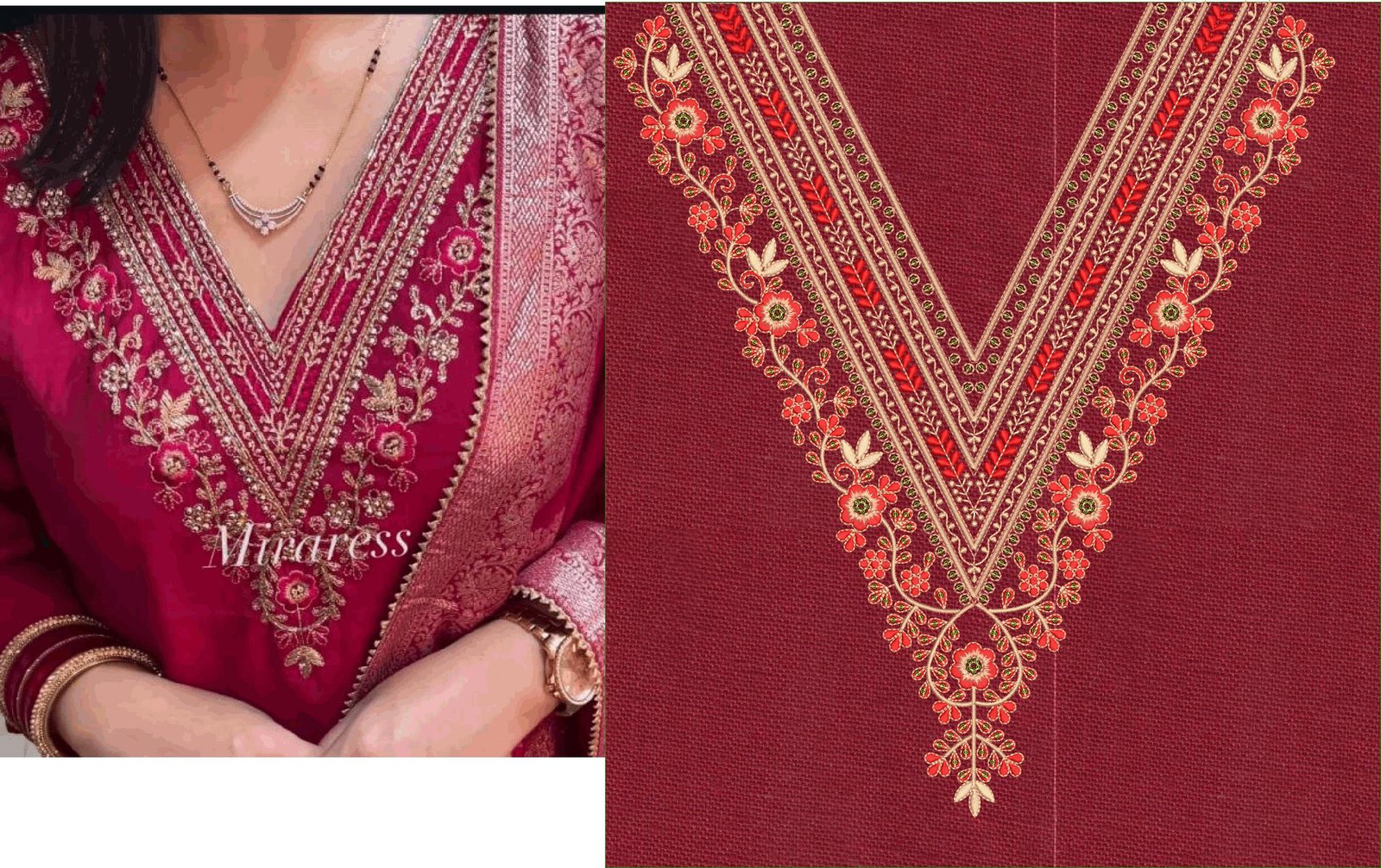 FANCY KURTI  NECK