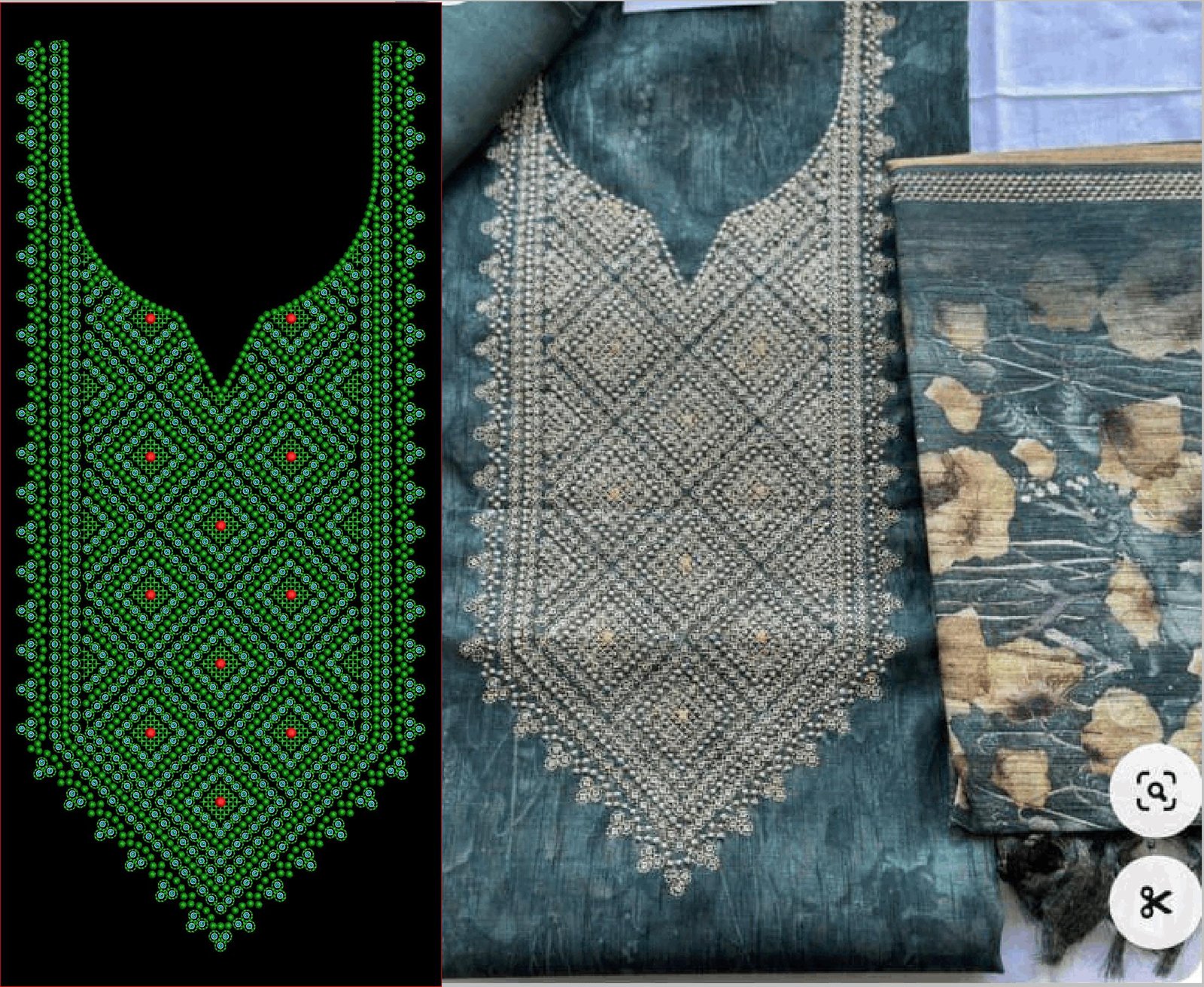 FANCY KURTI  NECK