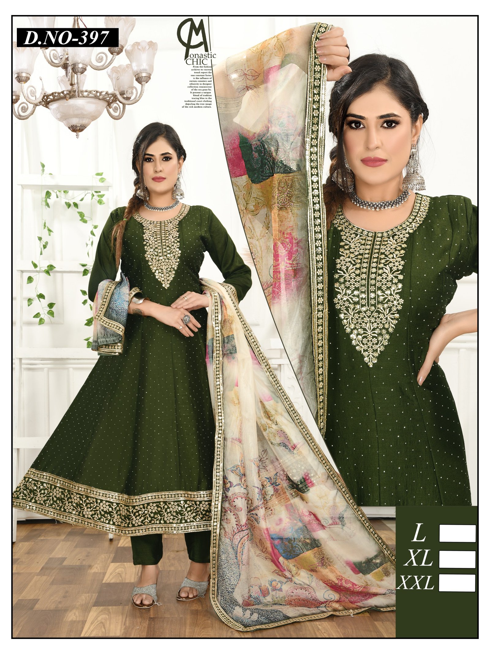 fancy top & dupatta