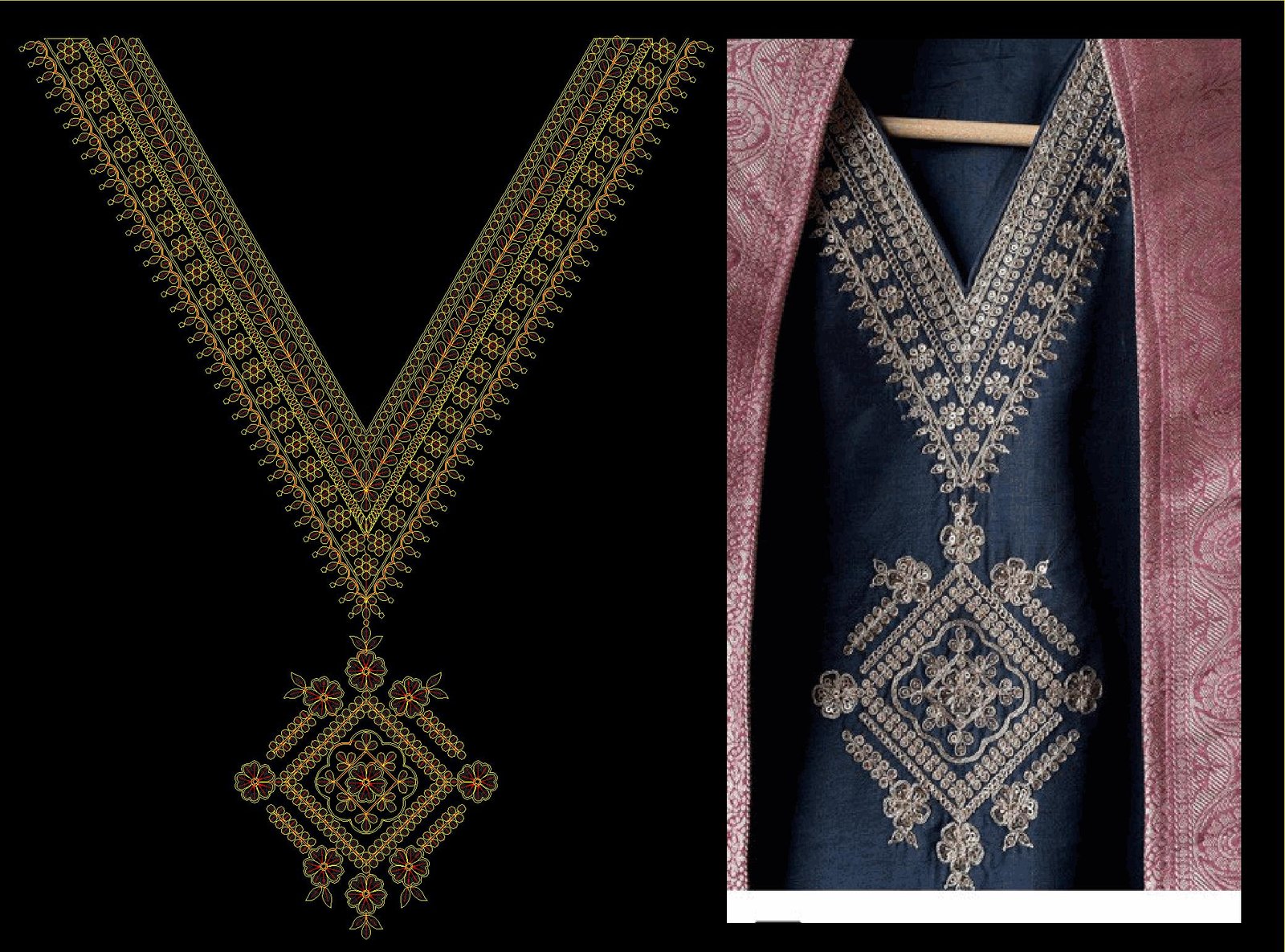 FANCY KURTI  NECK