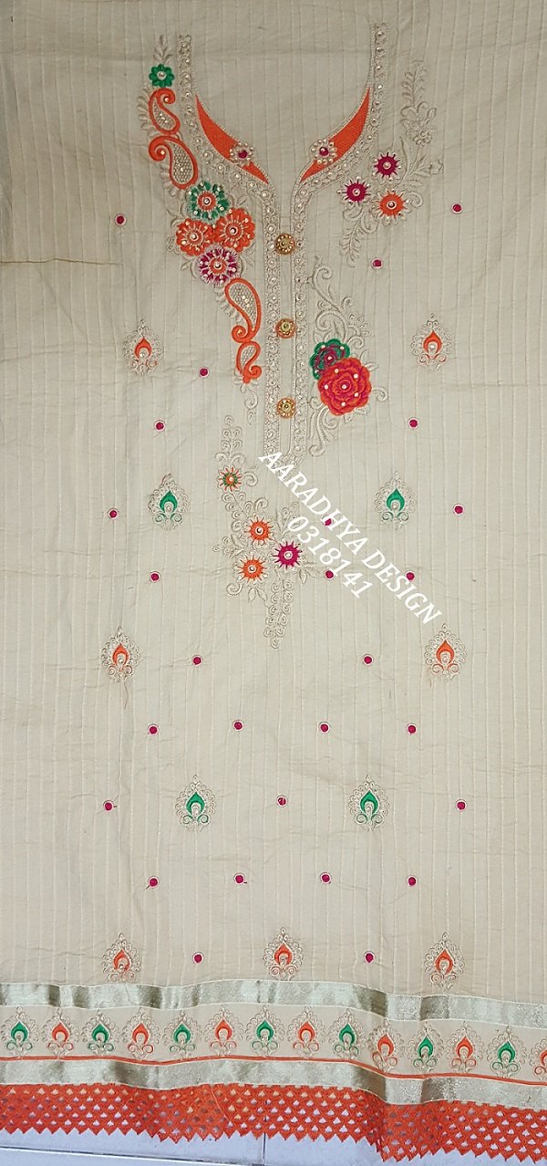 Daman & Single Head top & Duppata