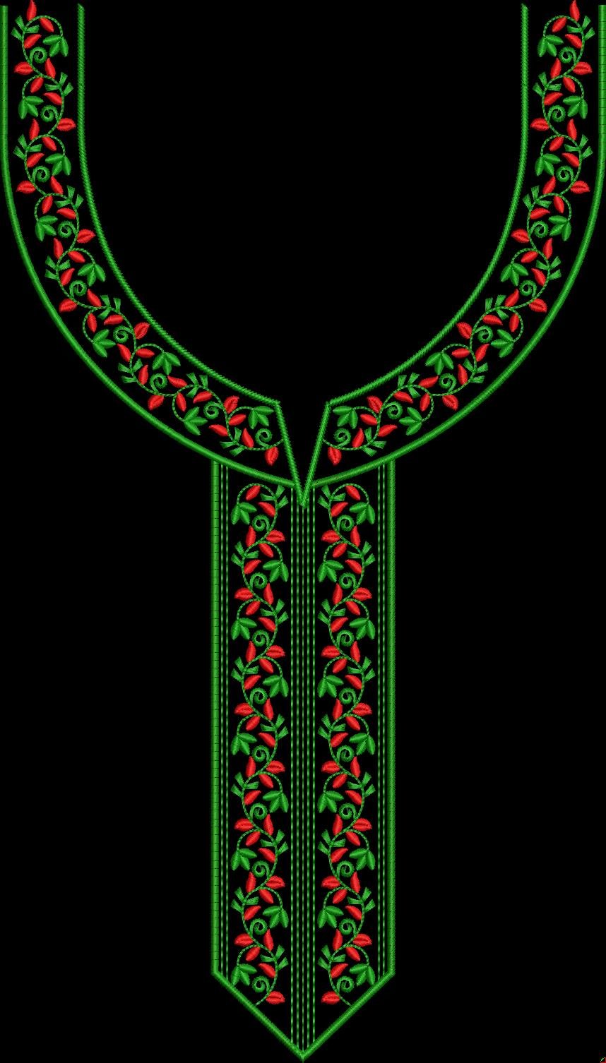 FANCY GOWN NECK