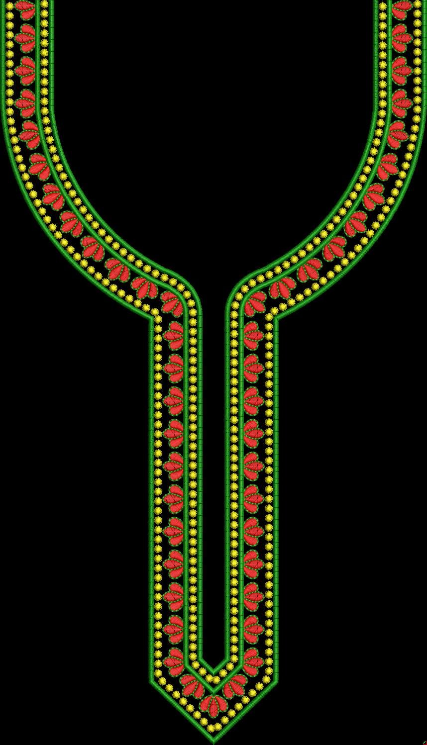 FANCY GOWN NECK