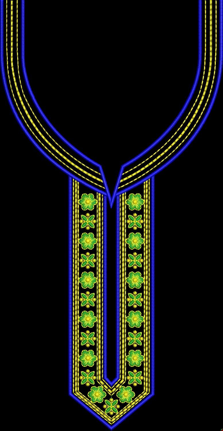 FANCY GOWN NECK