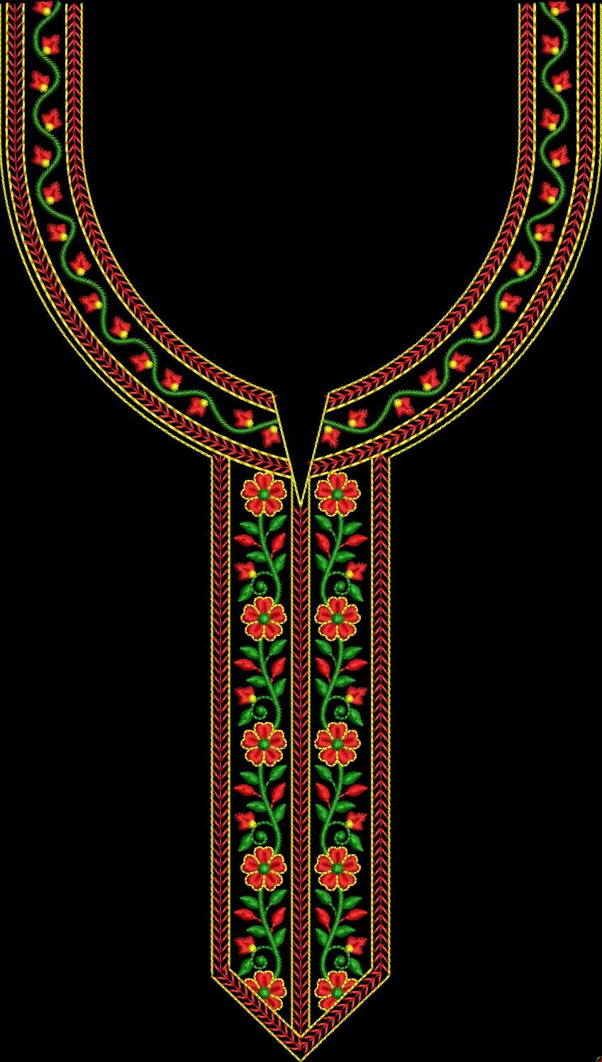 FANCY GOWN NECK